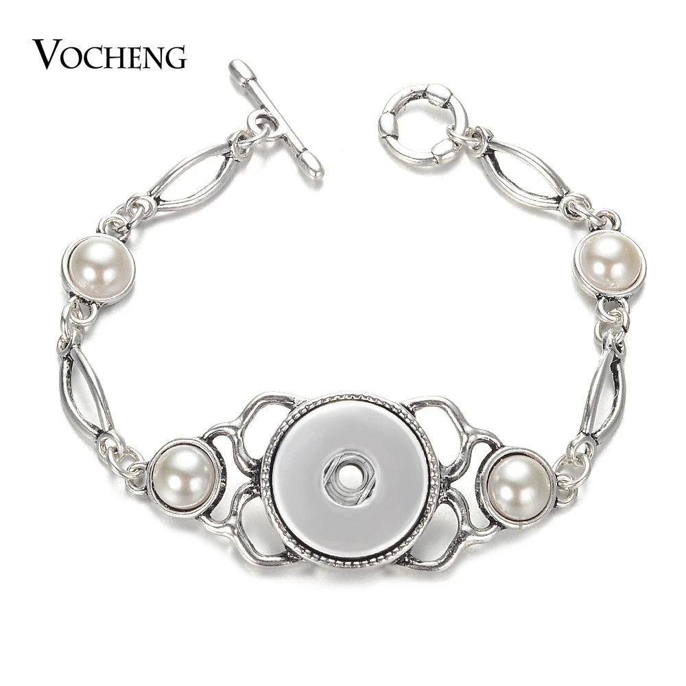 

Wholesale 10pcs/lot Vocheng Ginger Snap Jewelry Bracelet fit 18mm Snap Charms Button Jewelry NN-683*10