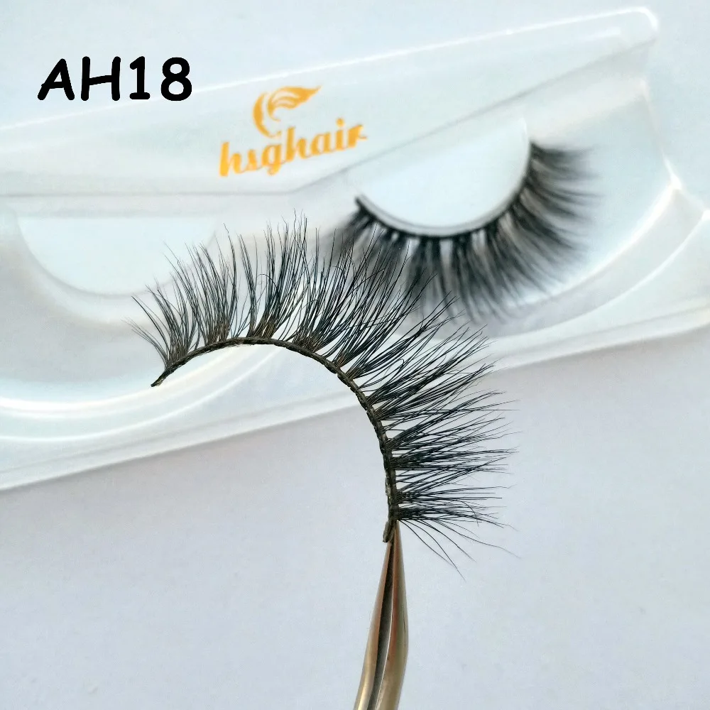 HUISG HAIR makeup beauty tools 3D mink eyelashes high quality real natural handmade false | Красота и здоровье