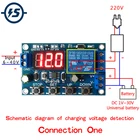 Модуль зарядного устройства постоянного тока 6-40 В, плата зарядного устройства Dis, плата защиты от пониженного напряжения, прецизионный модуль автоматического выключения, зарядное устройство Dis