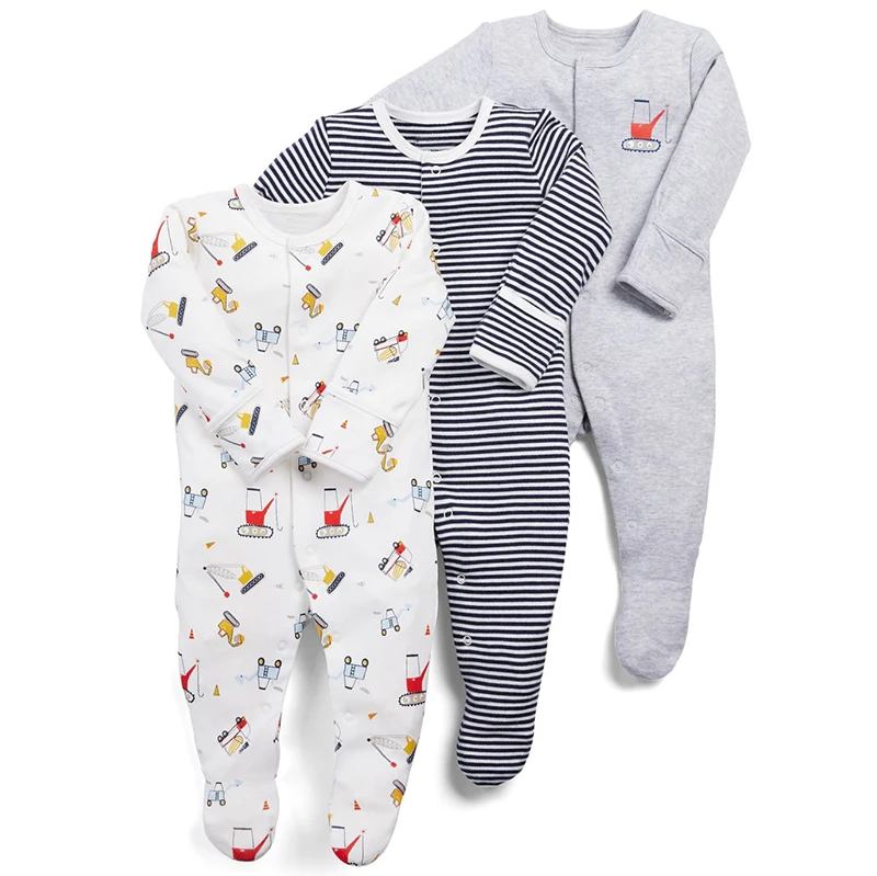 10 Коллекция года, осенние детские комбинезоны для мальчиков, Roupa De Bebes, комбинезон для новорожденных, пижама с длинными рукавами из хлопка комбинезон для малышей возрастом от 0 до 12 месяцев - Цвет: 10