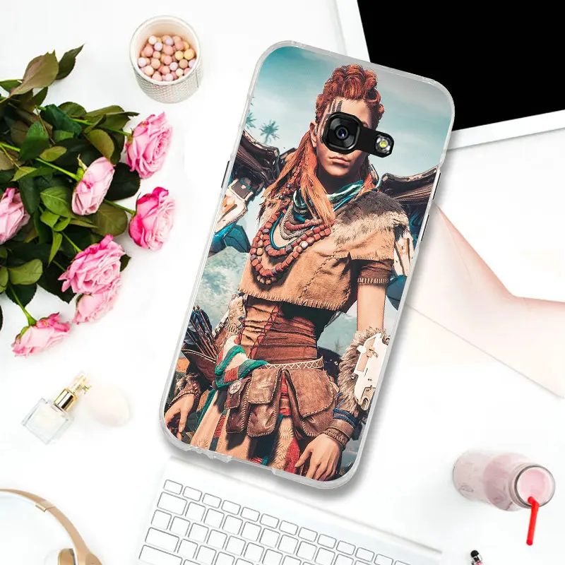 Picture 3 Aloy Horizon Zero Dawn Мягкий ТПУ прозрачный мобильный телефон чехлы для Samsung Galaxy A3 A5 A7 J3 J4 J5 J6 J7 J8 - Цвет: Picture 3
