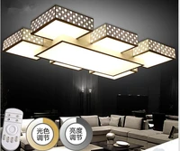 led 80w contemporary and contracted sitting room bedroom rectangle remote absorb dome light