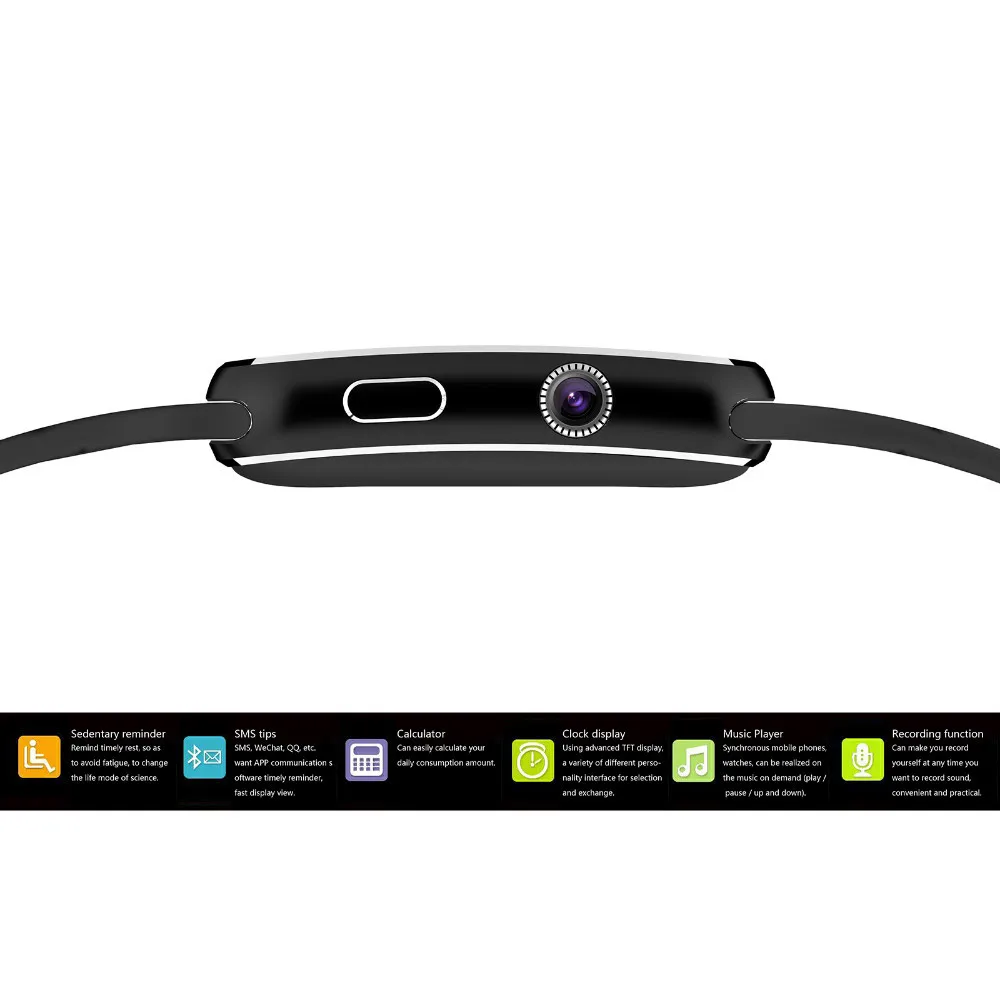 Maxinrytec X6 Bluetooth Смарт-часы Android анти-потеря синхронизации умные часы с уведомлением поддержка sim-карты TF для huawei Xiaomi(PK A1