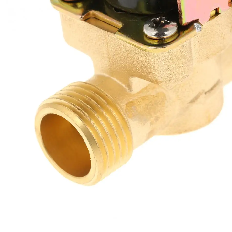 1/2 &quotDC 12V латунный Электрический Соленоидный клапан нормально для контроля воды |