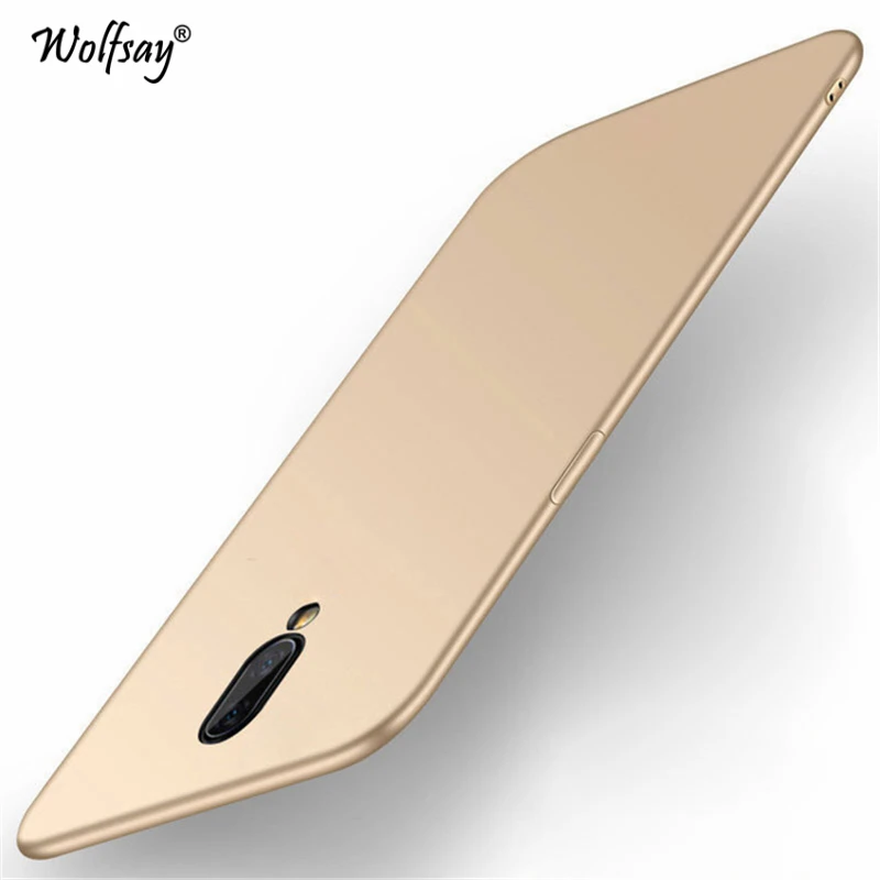 Ультратонкий чехол из поликарбоната Oneplus 6 T One plus Silm роскошный Гладкий Жесткий