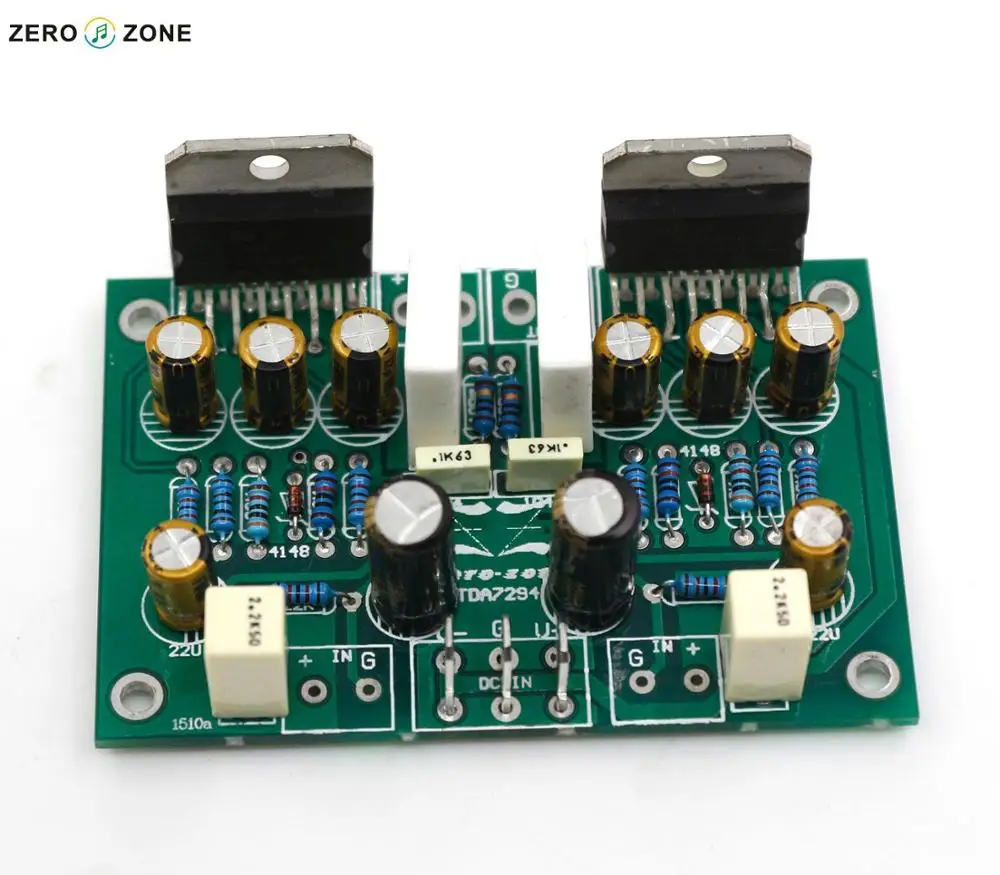 GZLOZONE TDA7294 стерео усилитель для чистого звучания доска DIY AMP