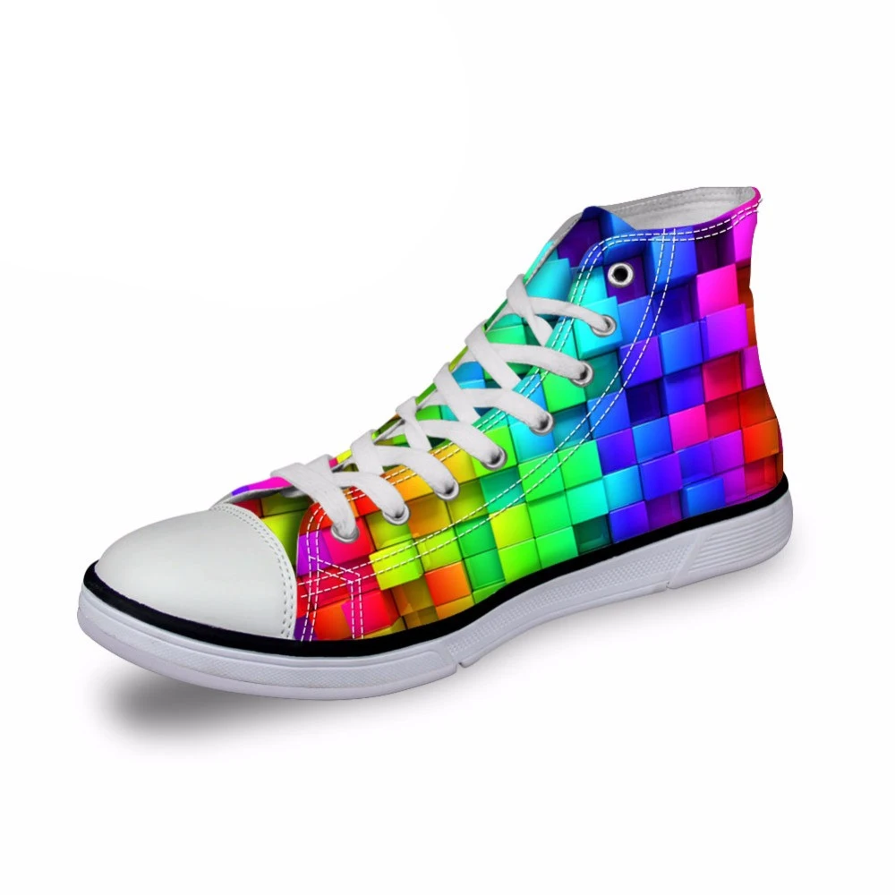 Индивидуальные высокие холщовые женские кроссовки винтажные вулканизированные