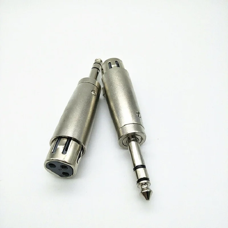 XLR 3Pin мама до 6,35 мм штекер Адаптер 2/3 полюсный динамик разъемы аудио шнур микрофонный адаптер разъем для микрофонного разъема