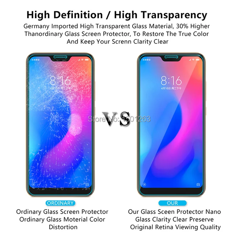 Закаленное Стекло для Xiaomi mi A2 Lite 5 84 &quotЭкран протектор A2Lite чехол закаленное