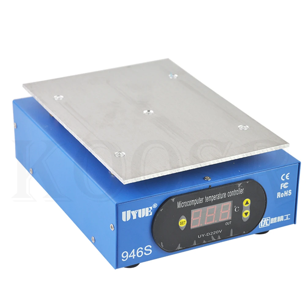 UYUE Preheat станция 946s 220V 400W нагревательная пластина для телефона машина-сепаратор с ЖК-экраном подогреватель Цифровая Платформа термостата