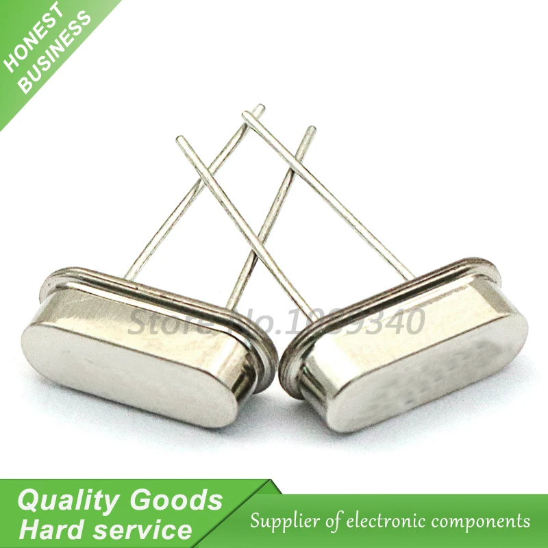 

100pcs DIP HC-49S 24MHz 24.000mhz 20ppm 20pF quartz resonator