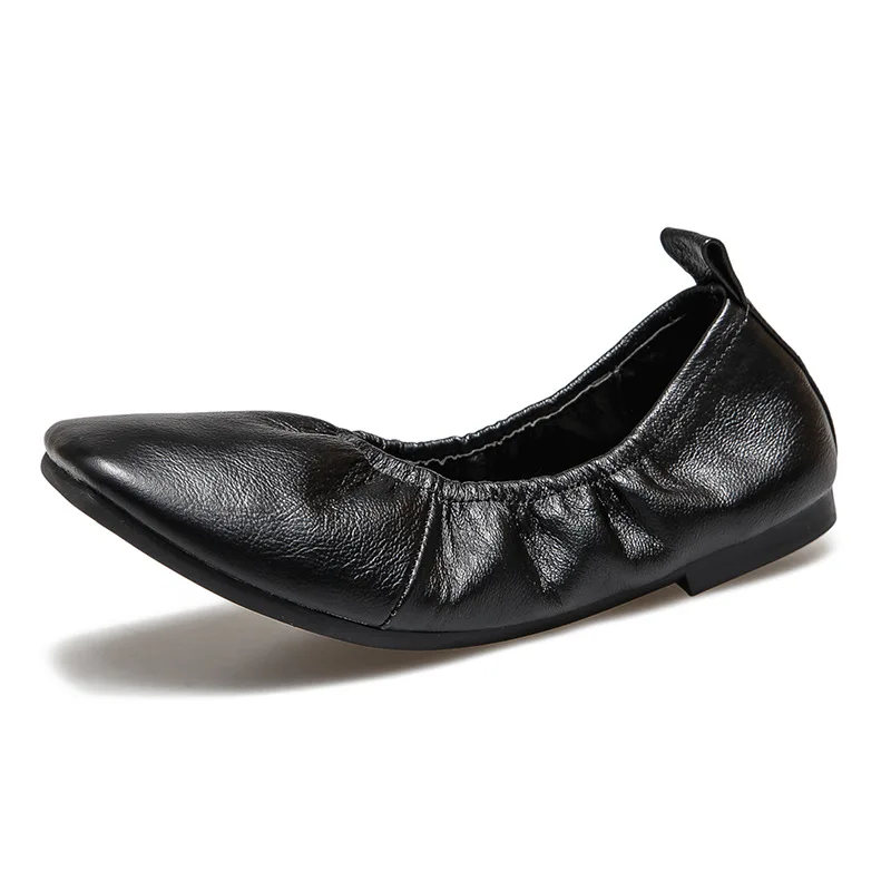 

Женская обувь на плоской подошве; Женская обувь из натуральной кожи на плоской подошве; Модные Лоферы без застежки из мягкой кожи; Повседнев...