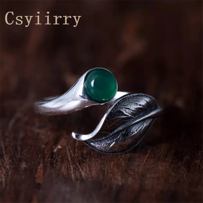 Csyiirry новый дизайн s925 Стерлинговое Серебро Кольца для Для женщин Природный