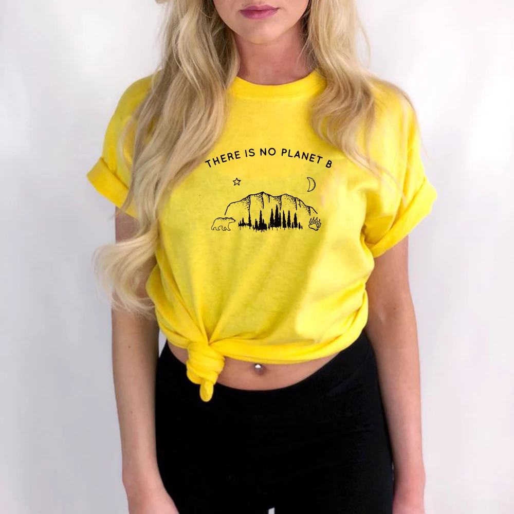 Футболка с принтом планеты B рубашка переключателем климата остановкой мирового