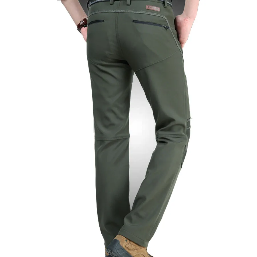 Мужские флисовые штаны FALIZA зимние из флиса с подкладкой утолщенные в армейском