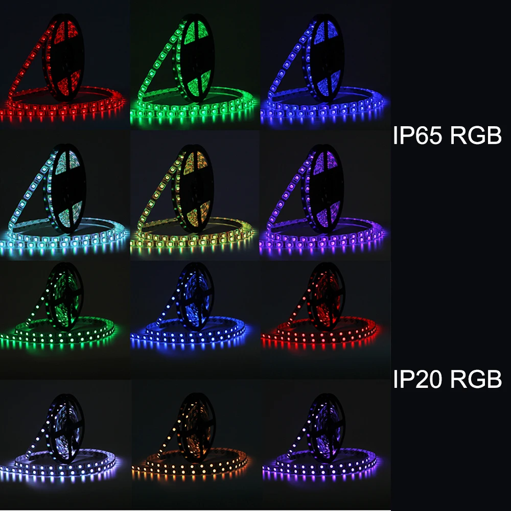 Светодиодная лента 24V 5050 60 светодиодов/м 5 м RGB белый теплый холодный гибкая