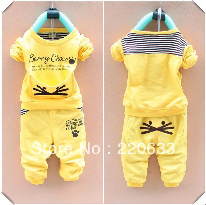 Комплект одежды для мальчиков детская/детская одежда спортивный костюм футболка