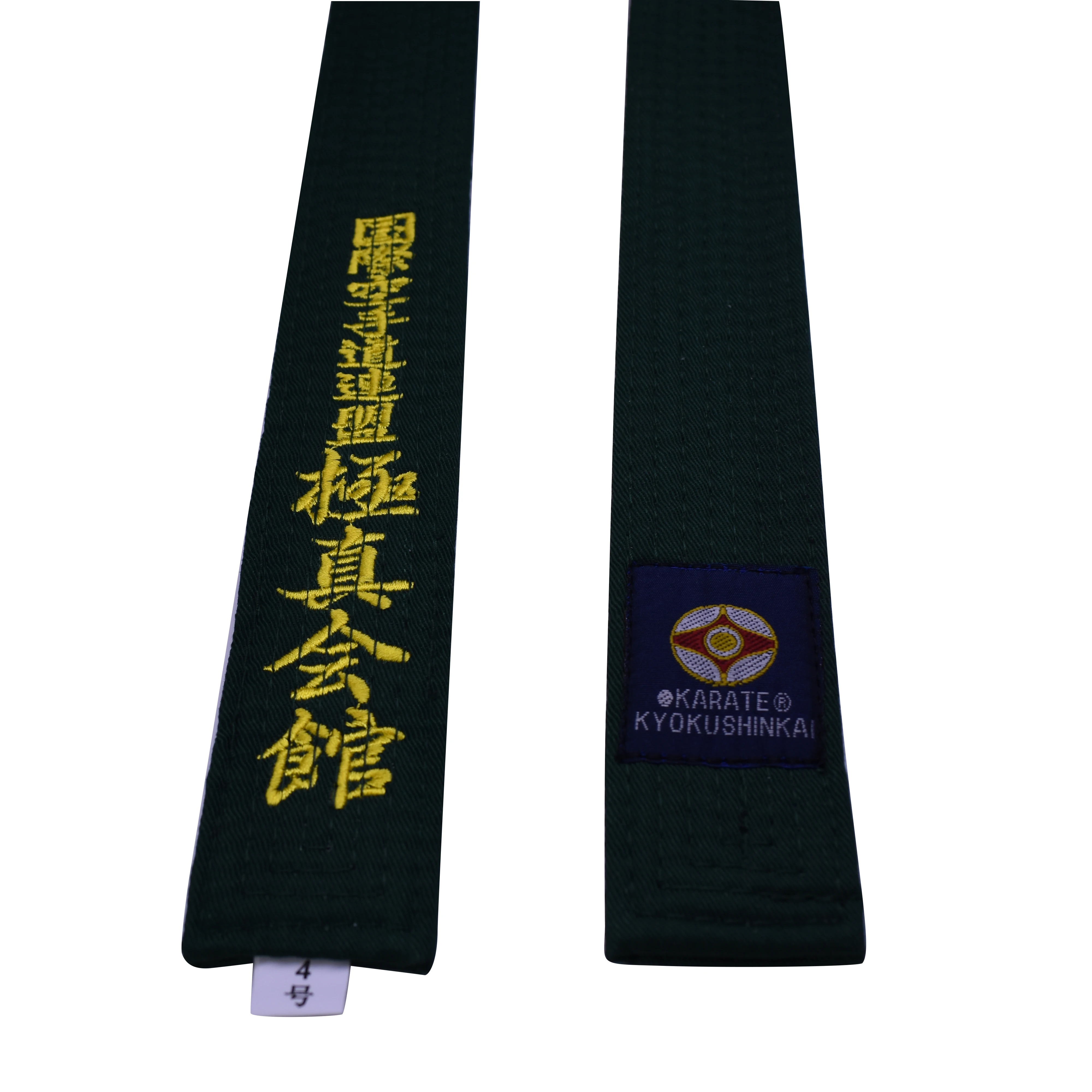 SINOBUDO-cinturones de Karate Kyokushin profesional Kai, cinturones bordados de Kyokushin IKO, cinturón cómodo para Karate