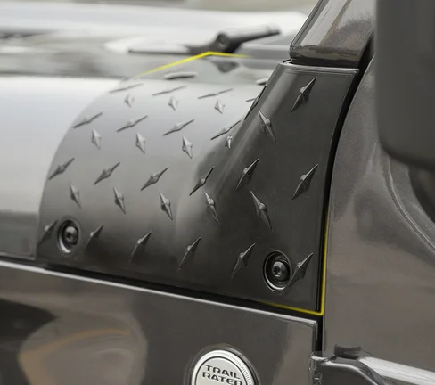 2 шт. автомобильные наклейки BAWA для Jeepp Wrangler JL 2018 капоты угловая оберточная крышка