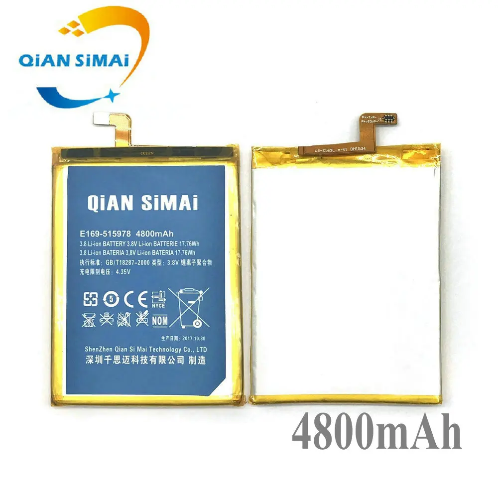 Новый 100% Высокое качество E169 515978 E169515978 4800mAh аккумулятор для ZTE Blade X3 Q519T D2 A452