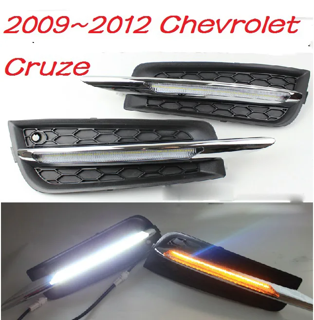 Светодиодный, 2009~ 2013 Cruze Дневной светильник, Cruze противотуманный светильник, Cruze головной светильник, Astra, astro, avalanche, blazer, venture, suburban, Cruze задний светильник - Цвет: Model2 white yellow