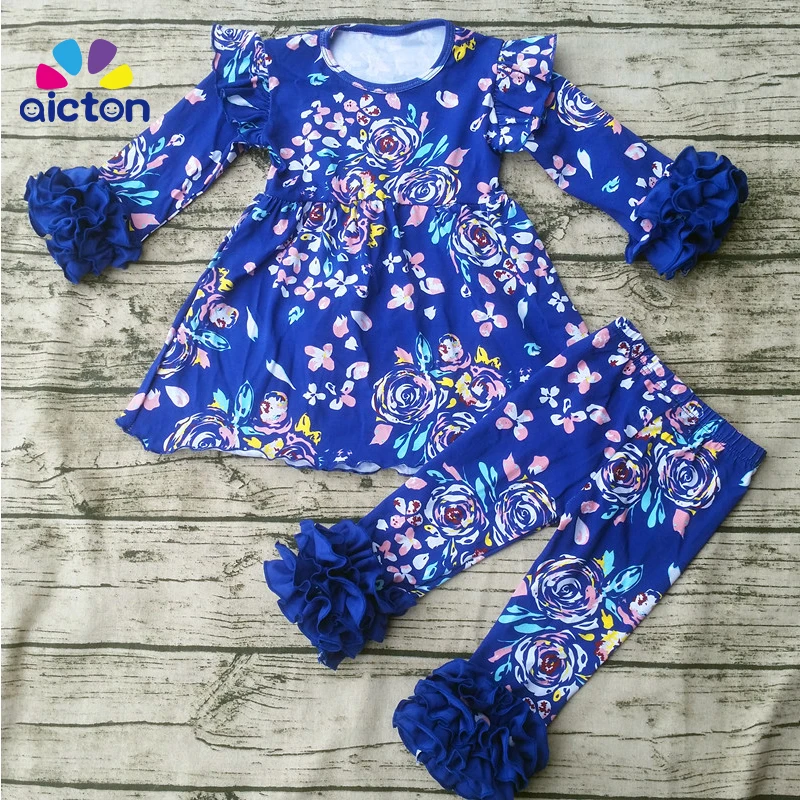 2017 г. Весенние изысканные наряды комплект одежды для девочек Пасхальная детская