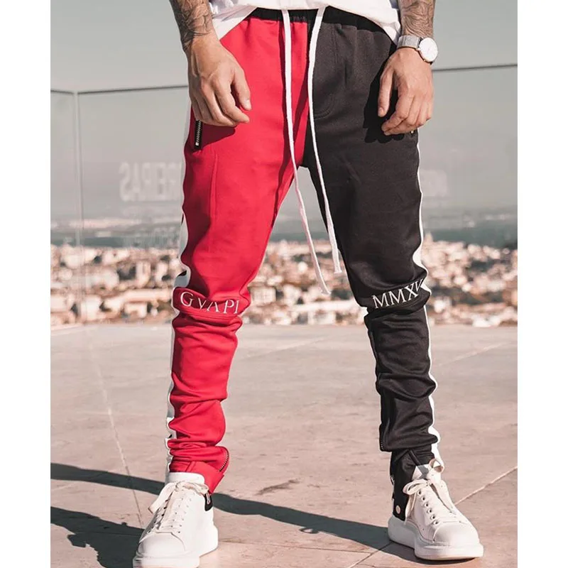 2019 новые мужские тренажерные залы модные спортивные брюки хлопковые тянущиеся