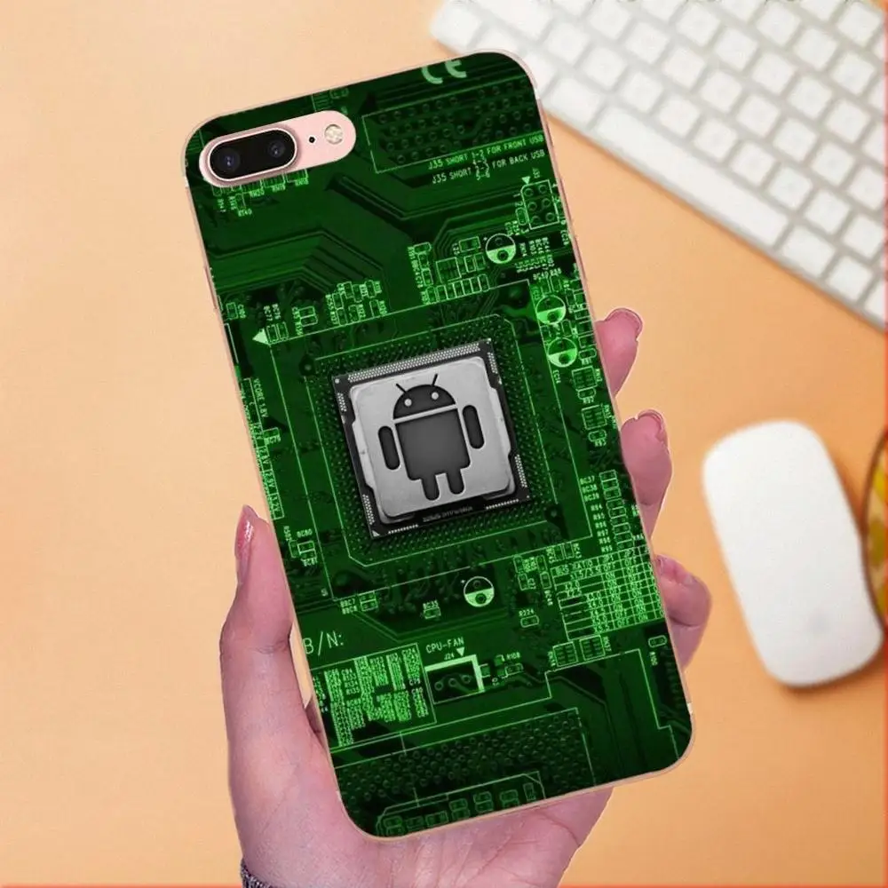 Окрашенный чехол стильный дизайн для телефона печатная плата Xiaomi Redmi Note 2 3 3S 4 4A 4X 5