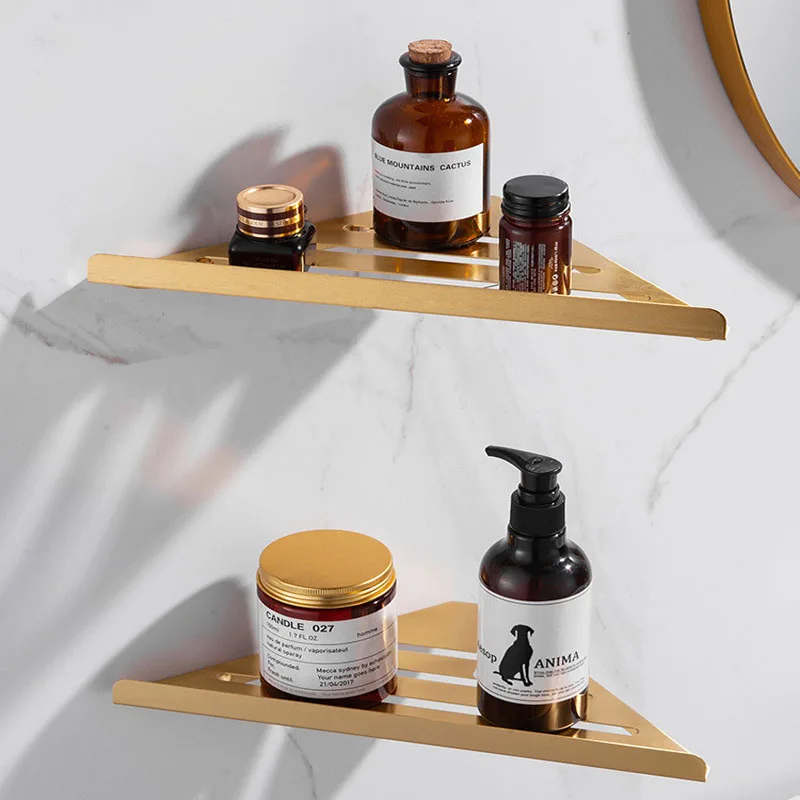 

ITAS31165 Copper bathroom shelves wall-mounted bolt inserting type gel shampoo shelves bothroom hardware single/dual tier