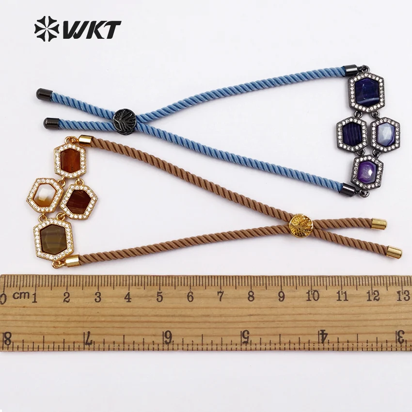 

WT-MB103 Wholesale High Quality Bright Bracelets Design Jewelry with sliver plated Connector Bracelets in adjustable size