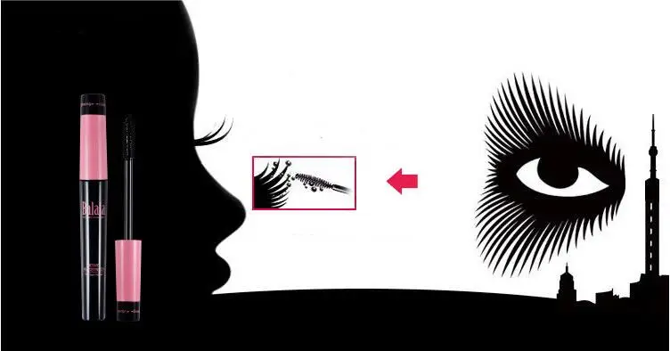 Популярная тушь для ресниц Balala автотянущаяся Удлиняющая Тушь с бесплатным зумом