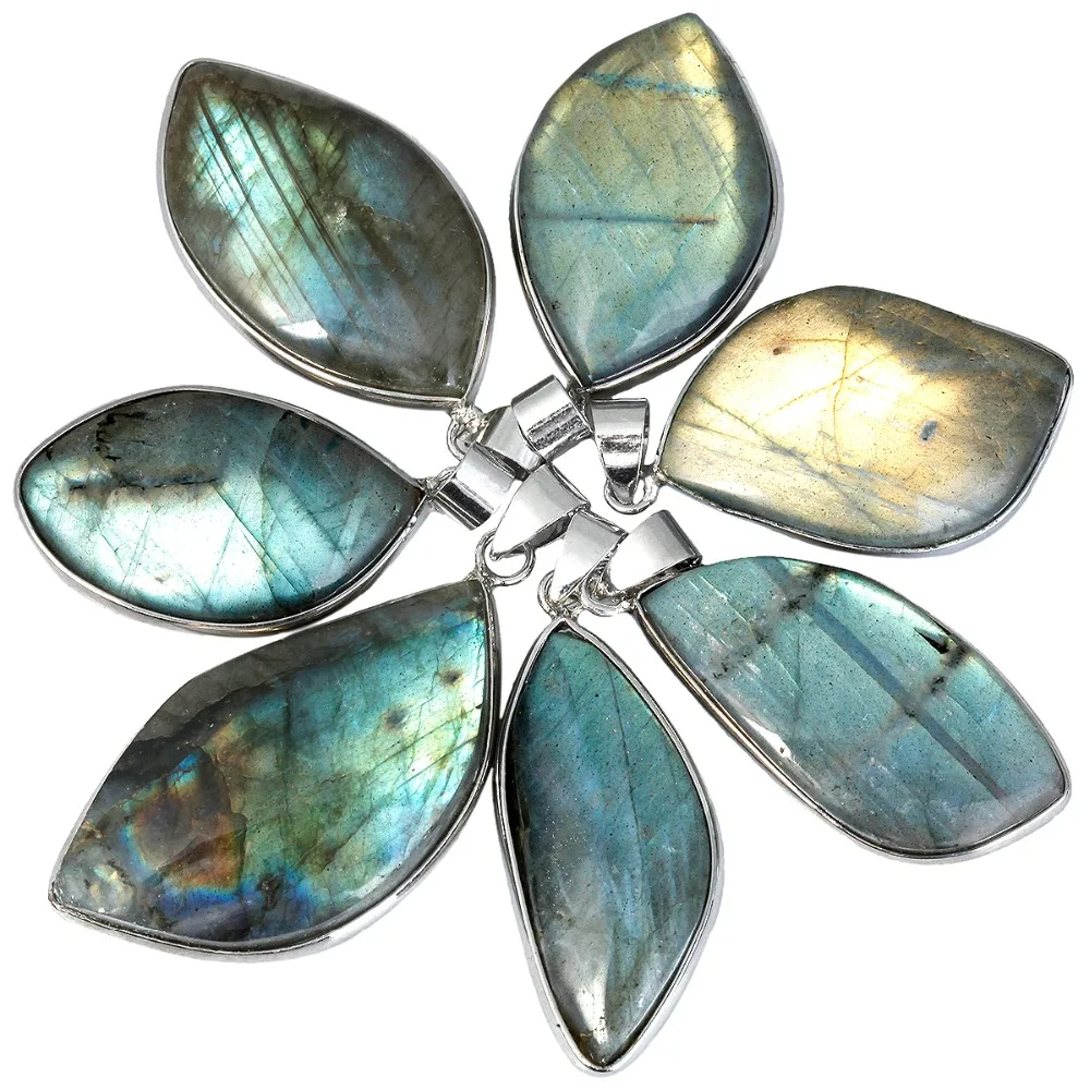 

TUMBEELLUWA натуральная подвеска неправильной формы Лабрадорит исцеляющая кристальная чакра подвеска Рэйки подходит к ожерелью