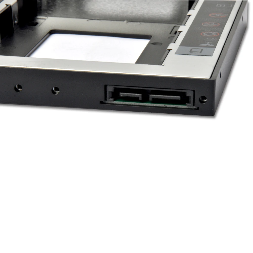 Sunvalley 12 7 мм 2 й HDD Caddy SATA на Универсальный алюминиевый пластик 5 &quotчехол для SSD DVD/CD ROM