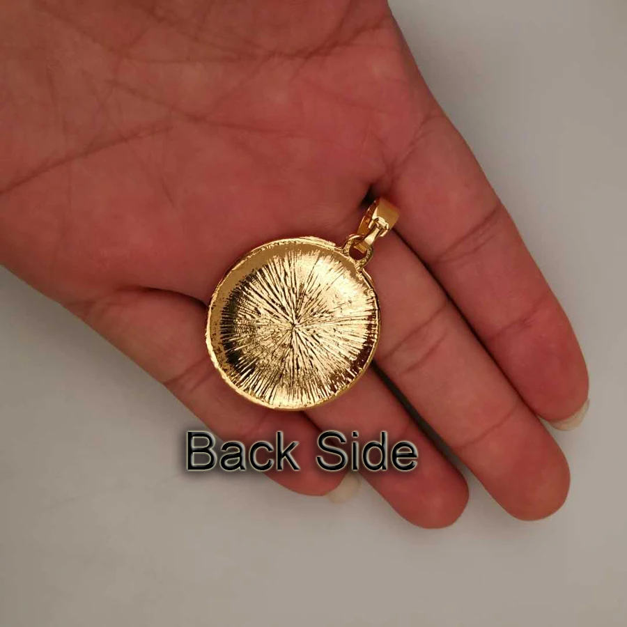 Gold Color Arab Metal Coin Pendant Necklaces for Women Men African Middle East Best Jewelry Gifts #J0851 | Украшения и аксессуары