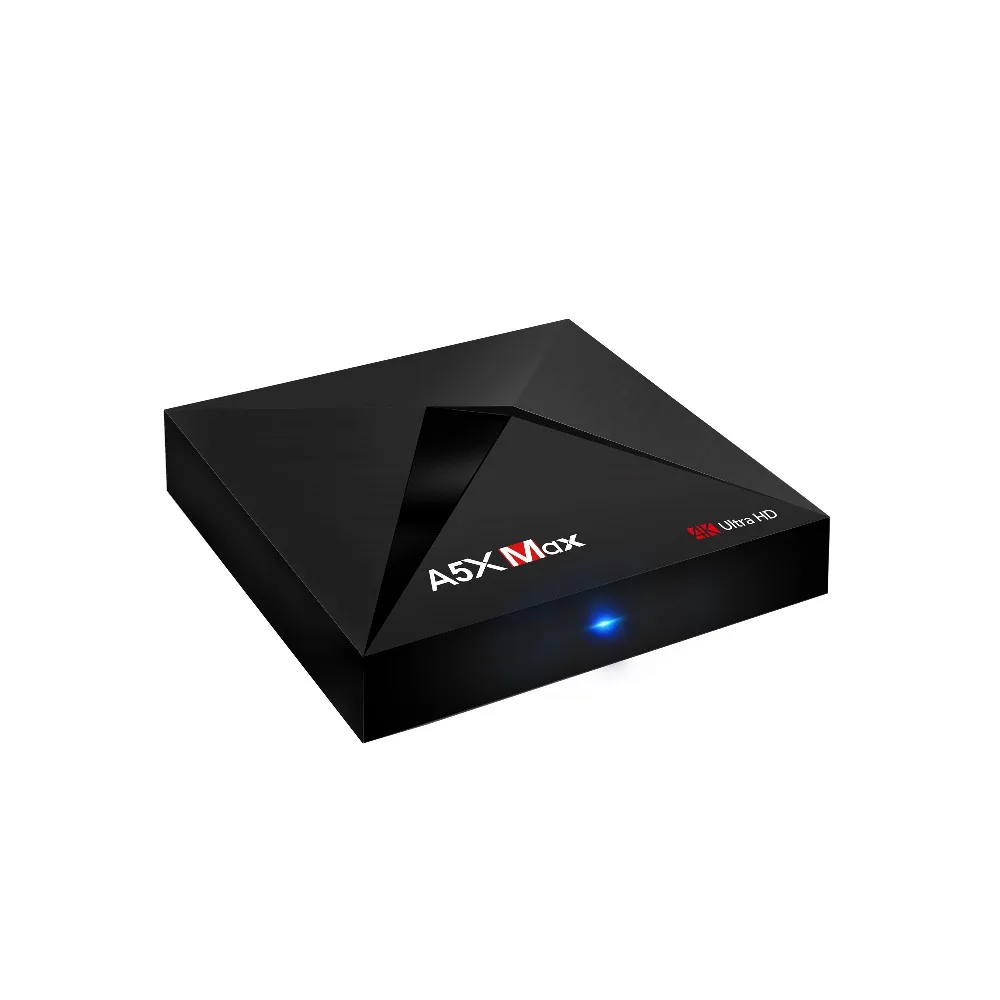 A5X Max 4 Гб RAM 32 ГБ ROM Smart Android 7 1 TV Box RK3328 четырехъядерный 2 4G WiFi 4K медиаплеер с T2C RU
