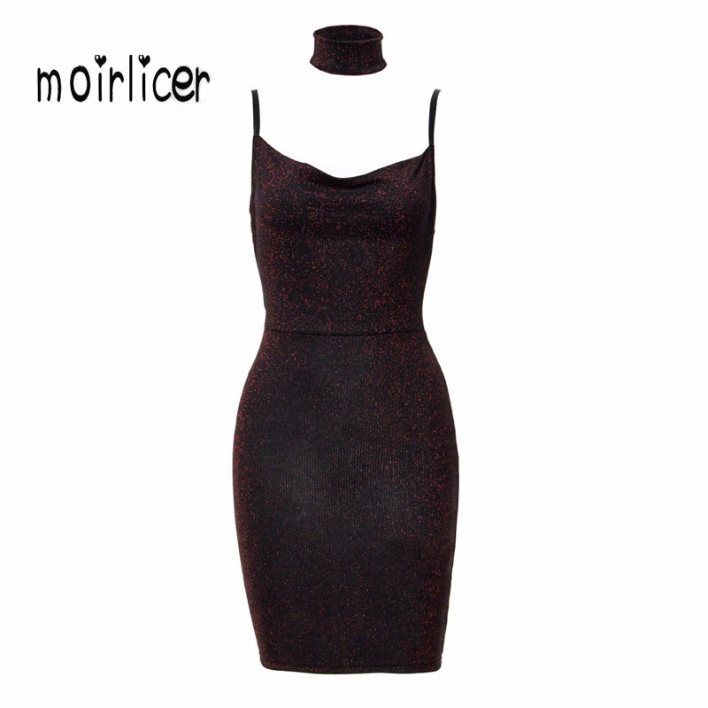 Moirlicer весной и летом сексуальная пакет хип Тонкий Твердые холтер dress harness