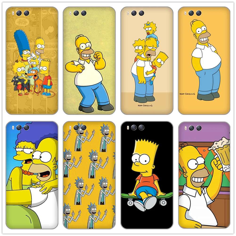 Homer J.Simpson Fundas printed Soft TPU Silicone Case Cover for xiaomi 3 note3 4 5c 5s 5 6 redmi 4a 6a note note2 5a |