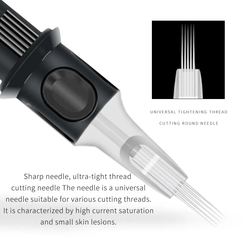 Tattoo Cartridge Needle 10PCS RL/M1/RM Professional Disposable Semi-Permanent Eyebrow Lip Makeup Needles For Machine Pen - купить по