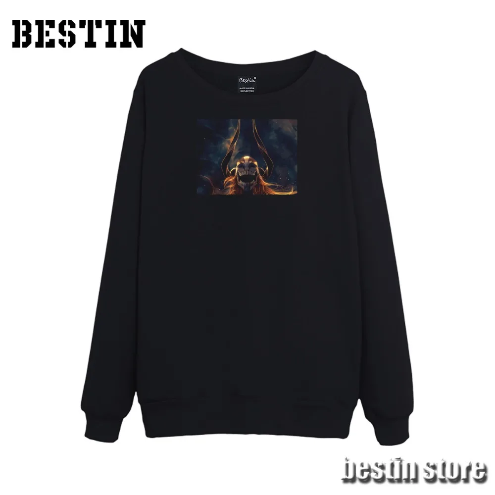 Bestin NEW Anime BLEACH Kurosaki Ichigo Cotton T shirt/Sweatshirt/Hoodies Unisex Harajuku Cosplay Good Quality Hipster X1068 | Мужская