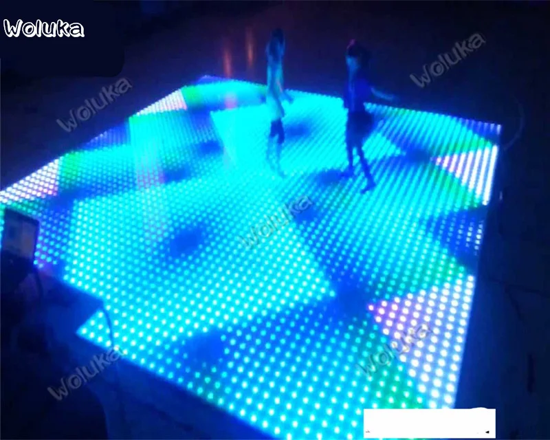 Светодиодный видео напольная плитка RGB бар танец танцевальный видео напольная плитка RGB видео танцпол CD50 W03
