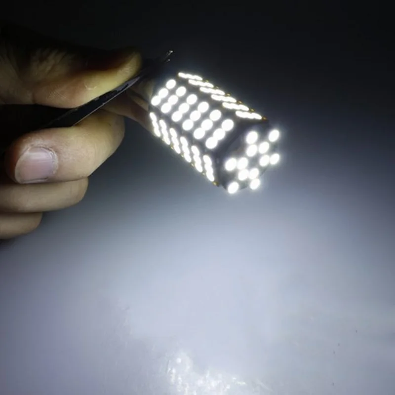 1157/1156BA15S 3528 120SMD Светодиодная лампа противотуманная фара парковочная белый свет