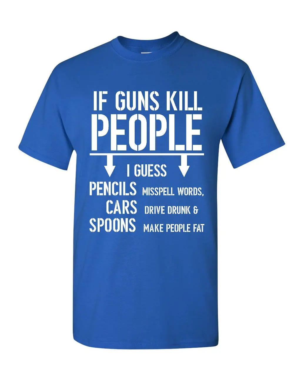 Футболка If Guns Kill People забавная Мужская футболка из натурального хлопка с О