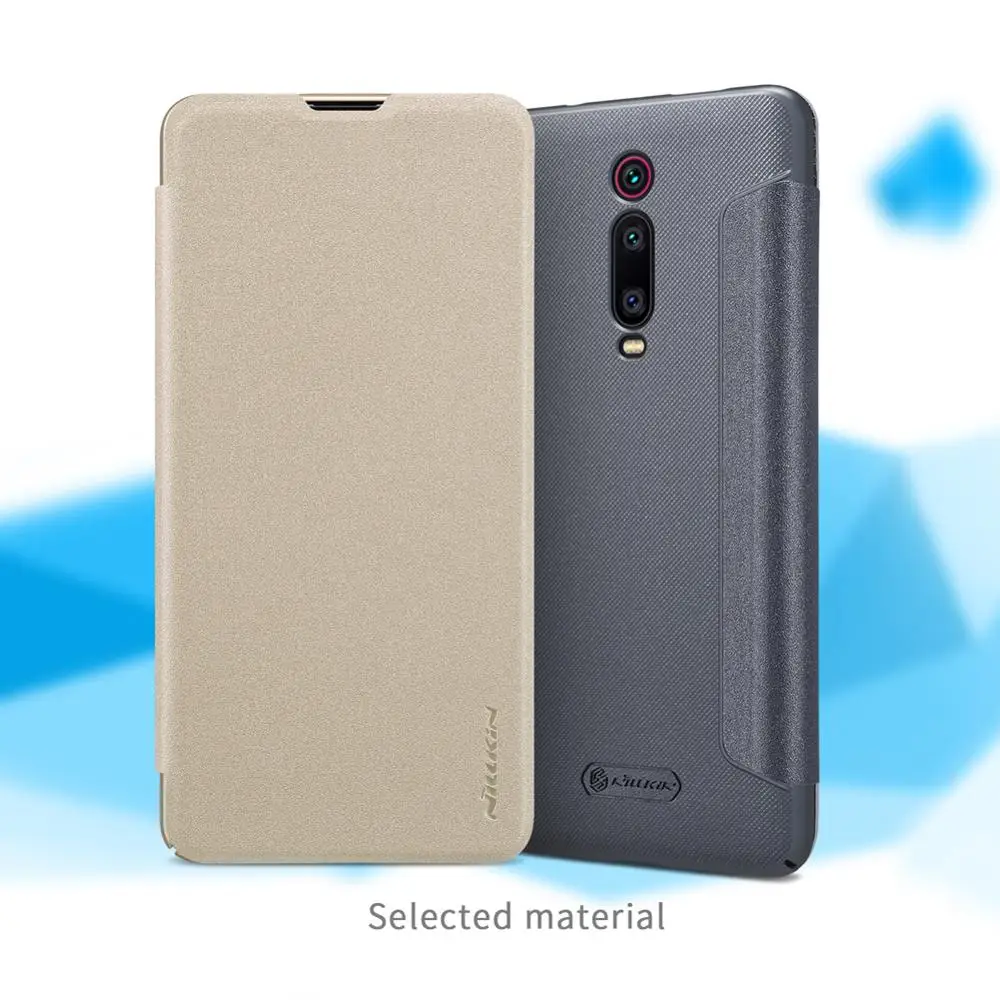 Для Xiao mi K20 Pro 9T Чехол Nillkin Sparkle Series PU кожаный флип чехол для телефона Red k20 K20Pro