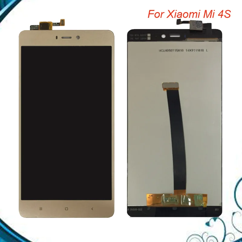 ЖК экран для Xiaomi Mi 4S Замена дисплей + сенсорный Mi4S 5 0 дюйма смартфон Бесплатная