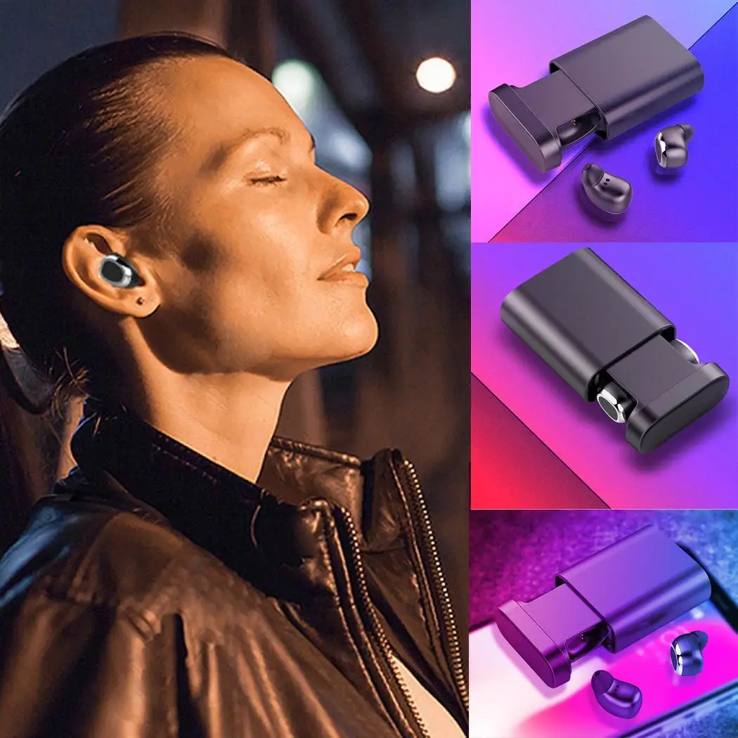 Bluetooth 4 2 беспроводные стерео с подзарядкой дисплей батареи коробка Handsfree 8 Да