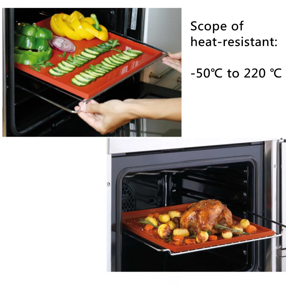 1pc Non-stick Silicone Baking Mat for oven Multifunction Cake Roll Swiss Pad Bakeware Tools Pastry | Дом и сад