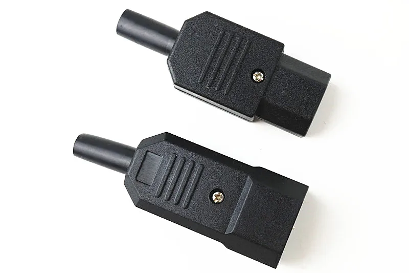Прямой Кабельный разъем IEC C13 C14|connector|rewireablerewireable plug |