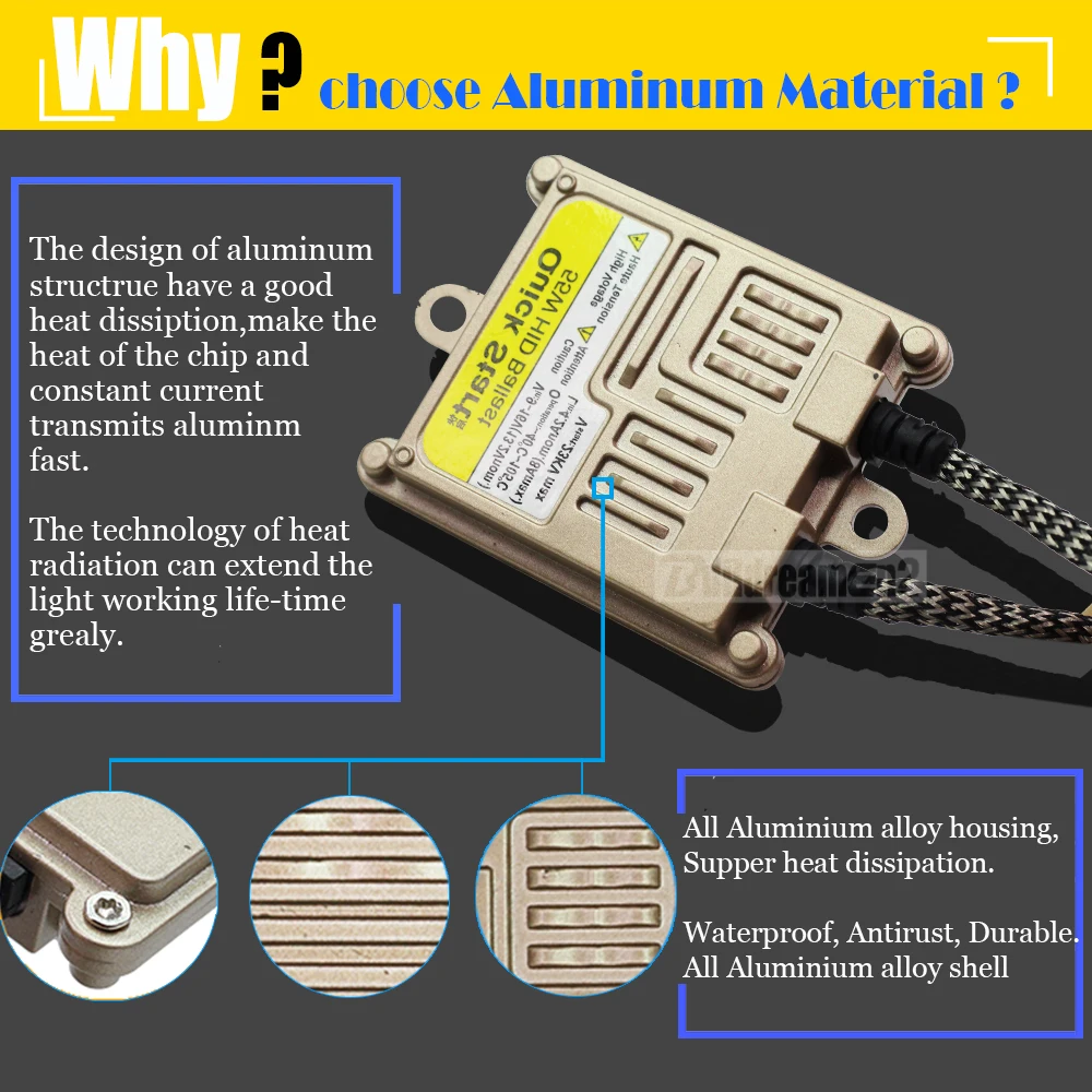 Фото Buildreamen2 D2 D2S D2C D2R AC HID полный ксеноновый комплект балласт + лампа + провосветильник жгута 4300K 6000K 8000K 10000K 12 В автомобисветильник фара №3