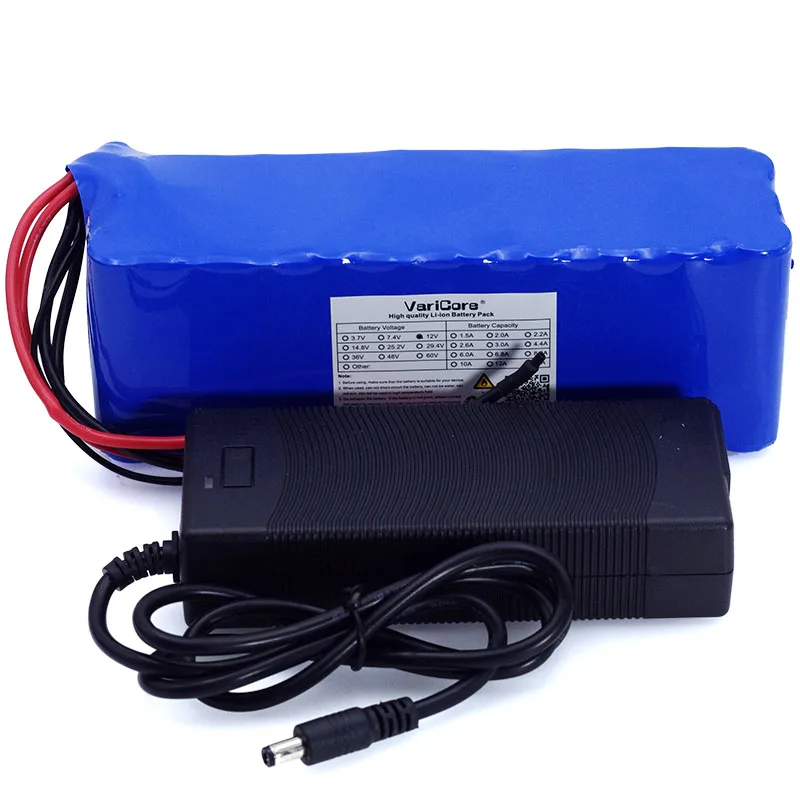 VariCore 12V 20Ah 18650 литиевая батарея 11,1 v 12,6 v 20000mah Емкость Шахтерская лампа 800W аккумуляторы высокой мощности+ зарядное устройство 3A