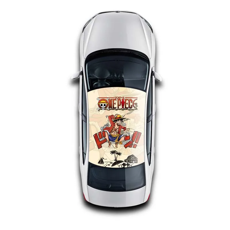 Новый дизайн наклейки для автомобиля обертывания Съемная графика печать крыши